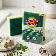 Scotch-Brite Strong Scrubbing Sponge 1 Pack Durable Handkerchief for Hoarse Stains Scotch-Brite Stro