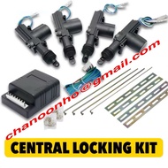 Central Door Lock Locking Kit Car Centre Lock Motor Relay Set Kit Gun Wira Kancil Kelisa Kenari Satr