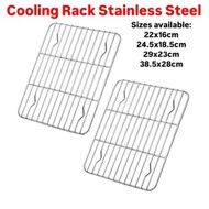 1pc Cooling Rack Baking Grilling Rack Stainless Steel