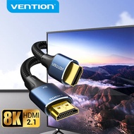 Vention 8K HDMI 2.1 Cable 4K 120Hz 48Gbps for USB C HUB PS5 TV Box Dolby Atmos HDR10+ HDMI Splitter 