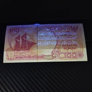 Uang Kuno 100 Rupiah Perahu Layar Tahun 1991