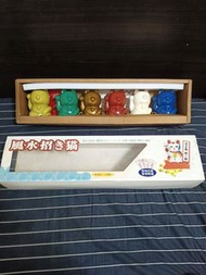 日本早期  備長炭風水招財貓