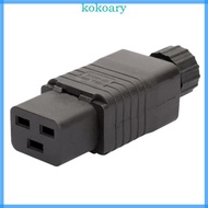 KOK IEC PDU UPS 16A 250VAC 320 C 19 plug IEC C19 DIY plug conector IEC conector IEC 320 C19 IEC PDU 