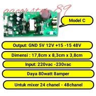 POWER supply suply Mixer Ashley multi behringer sound craft Yamaha MG12XU MG16XU dll