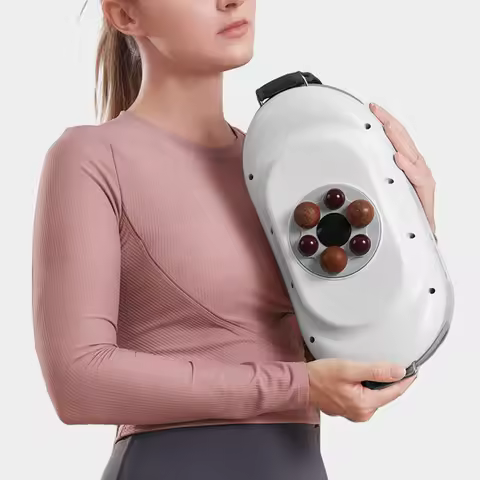 Dropshipping Heated Multifunctional Hand Massager Abdominal Massager Cordless Heat Thermal Hand-Abdo