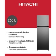 Hitachi ฮิตาชิ ตู้เย็น 2 ประตู 9คิว 260 ลิตร Carbon Line Top Freezer รุ่น HRTN5275MPSVTH