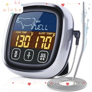 WINTE Digital Meat Thermometer, Waterproof LCD Display Kitchen Thermometer, Portable Touch Screen Me