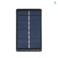 Techsg 2*AA/AAA Rechargeable Batteries Charger Solar Powered Charger 1W 4V Solar Panel for Battery C