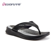 รองเท้าแตะชายหาดแบบสวมสำหรับผู้ชาย รองเท้าแตะ EVA ป้องกันการลื่น รองเท้าแตะแบบสวมสำหรับฤดูร้อนและวัน