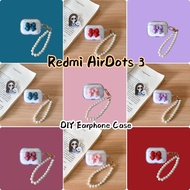 【Original boutique】For Redmi AirDots 3 Case DIY Cute bowknot Soft Silicone Earphone Case Casing Cove