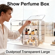 Cosmetic Perfume Storage Box Organizer Storage Box Handbag Helmet Dustproof Toy Kotak Show Box