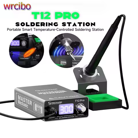 MECHANIC T12 Pro 75W Intelligent Soldering Station-2-Second Fast Heating,Auto-Sleep Sensing,Adjustab