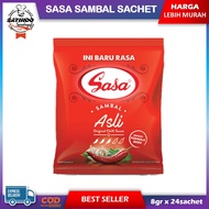 SASA SAMBAL ASLI SACHET 8gr x 24 - Saus Sambal SASA Kemasan Sachet