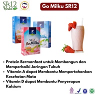 Go milku milku SR12 Goat Milk Etawa Strawberry Flavor Weight Enhancer Milk Rich In Heart Health Benefits Reduce Cholesterol Body Milk Health