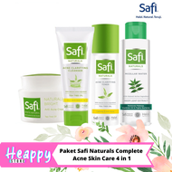 Paket Safi Naturals Complete Acne Skin Care 4 in 1 - Paket Perawatan Kulit Berjerawat Safi