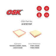 OSK Air Filter For Toyota Camry, RAV 4, Lexus ES350 17801-25020