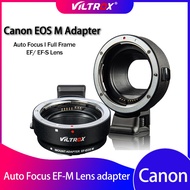 Viltrox EF-EOS M อิเล็กทรอนิกส์ Auto Focus EF-M อะแดปเตอร์เลนส์สำหรับ Canon EOS EF EF-S เลนส์ EOS M M2 M3 M5 M6 M10 M50 II M100กล้อง