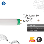 Philips 18W 36W TLD Super 80 T8 Fluorescent Tube ( 25 pcs )