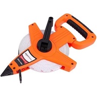 Amazon Basics Open Reel Fiberglass Measuring Tape, Inch/Metric Scale, Impact Resistant Shell, 100-fe