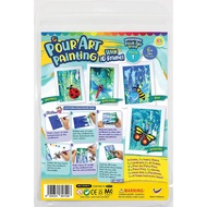 Pour Art Painting Kit With 3D Frame - Insects Theme