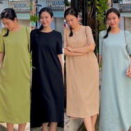 Simple loose linen dress - Nil