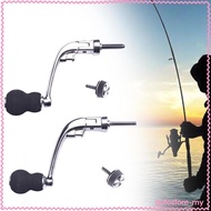 [AutostoreMY] Fishing Reel Handle Foldable Aluminum Alloy Rotatable Rotary Knob Spare Parts Fishing Reel Handle Rocker Arm Grips