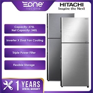 Hitachi Japan 375L Inverter 2 Door Series Refrigerator R-VX420PM9 BSL |  RVX420PM9 BKK