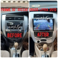 FRAME NISSAN LIVINA ANDROID 10 INCH LIVINA 2007 - 2018