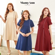 A093 ชุดคลุมท้องให้นม ใส่ทำงาน แบรนด์ MamyAnn ♥ พร้อมส่ง!! มีโค้ดส่วนลด ชุดคลุมท้องใส่ทำงาน ชุดคลุมท