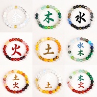 Five Elements Crystal Bracelet >