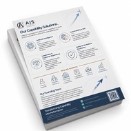 Custom Flyer Brochure Printing | A4 A5 A6 Double Sided Laminated Leaflet Corporate