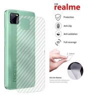 (Great. Cell phone case)   C15 C12 REALME 7 7Pro C11 5i/5S/5 XT 5pro 6 6pro 3 3pro X2pro สติกเกอร์คาร์บอนไฟเบอร์3มิติ