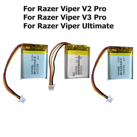 Replacement Wireless Mouse Battery 500mAh/600mAh For Razer Viper V2 Pro/ V3 Pro Viper Ultimate