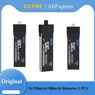 GEPRC 1S A30 PH2.0 530mAh/380mAh Battery 2PCS 3.8V 90C Whoop FPV Crossover Aircraft Model Lithium Ba