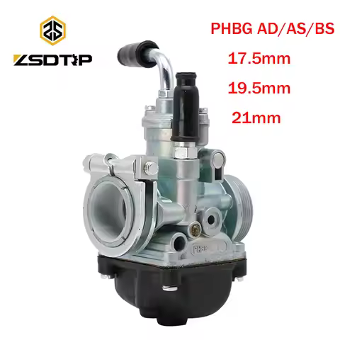 ZSDTRP Motorcycle PHBG Carburetor For 50-100cc Engine 2 4stroke 17.5mm 19.5mm 21mm Racing motor PHBG