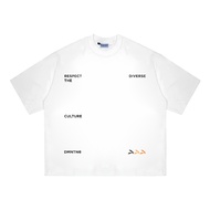 Domination Labs Boxy Tshirt Oversize 20s Respect White
