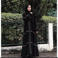 Abaya Gamis Maxi Dress Arab Saudi Bordir Zephy Turkey Umroh Dubai