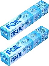 MH Packaging, Aluminum Foil, Set of 2, Commercial Use, Silver, Width 11.8 inches (30 cm) x Length 32