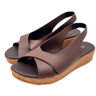 AIMILY Women Cross Flat Sandals For Women | Sandals Selipar Perempuan | Flat Selipar Wanita - 2669