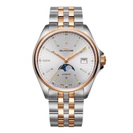GLYCINE Combat Classic Moonphase Automatic Silver Dial 40mm Watch [GL0192]
