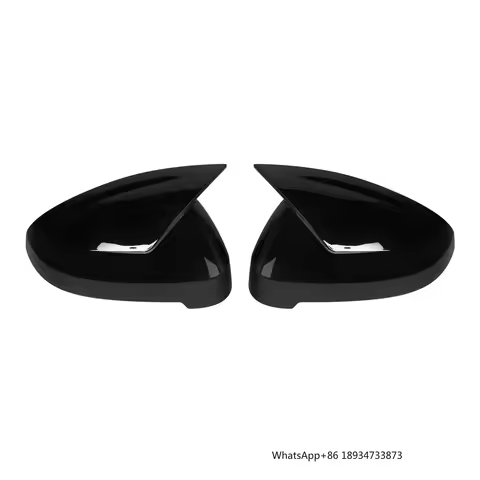 B9 Mirror M Style ABS Gloss Black Mirror Caps With Lane Assistant for Audi A4 A4L A5 S5 B9 2016-2018