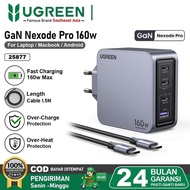UGREEN Charger GaN Pro Mini Size PD Type C Fasst Charging 160W - 1SET GAN 160W