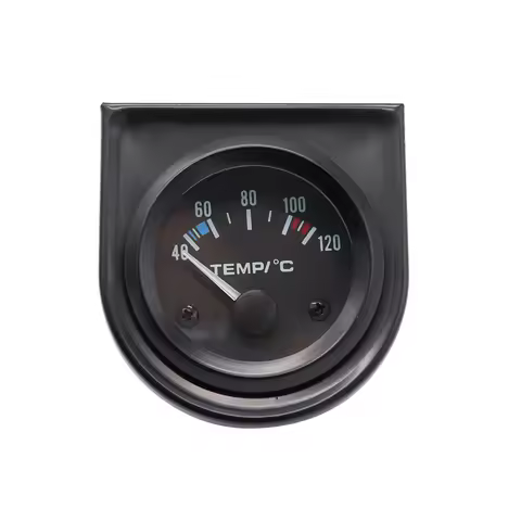 52mm Auto Water Temperature Meter 40-120 Celsius Water Temp Celsius Gauge LED White Light Car Temp M