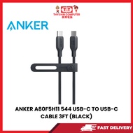 ANKER A80F5H11 544 USB-C TO USB-C CABLE 3FT (BLACK)
