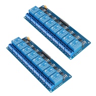 2pcs 8 Channel DC 5V Relay Module with Optocoupler for R3 MEGA 2560 1280 DSP ARM PIC AVR STM32 for R