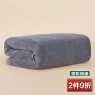 毛巾浴巾男女士通用 A类吸水加厚大浴巾婴儿童情侣成人家用 比纯棉柔软吸水毛巾伴侣裹身巾洗澡巾 软绒灰色 浴巾70*140cm