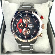 MIRETE ORIGINAL WATCH - Jam Tangan Pria Sport Mirete Bahan Stainless Analog Tahan Air Tanggal Hari A
