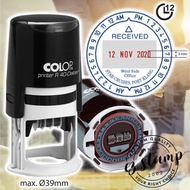 COLOP Printer R40D 12 Hour Custom Dater (39mm Diameter) / DATE STAMP / COP GETAH AUTOMATIK BERTARIKH