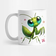 Cute Mantis Motif Mug by Dmytro