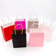 mini color paper bag shopping bag gift paper bag paper bag
